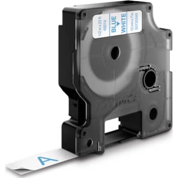 [881772520] DYMO D1 tape blå/hvid 12mmx7m