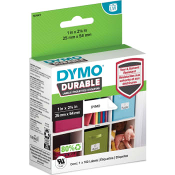 [881772921] DYMO LabelWriter Holdbare 25x54mm Små Multi-brug Etiketter hvid 160 etiketter