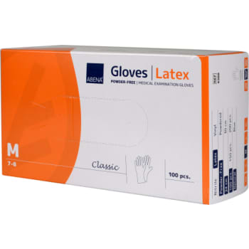 [881803006] Abena Classic engangshandske, latex, pudderfri, str. M