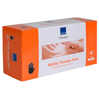 [881803065] Abena Classic engangshandske, nitril, pudderfri, sort, str. M