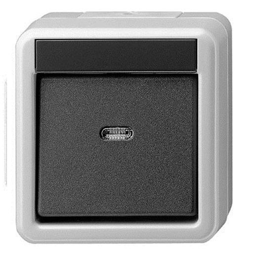 [0417100438] Vippeafbryder Korrespondance ST vægmonteret  grå