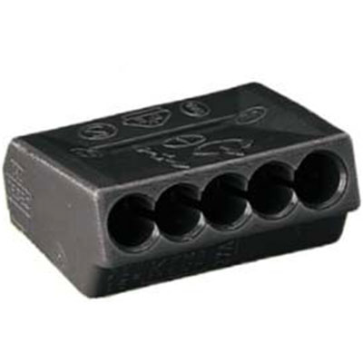 [0421101274] Skrueløs samlemuffe 5x1-2,5mm² grå