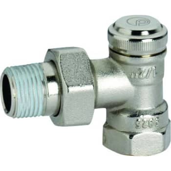 [403581004] 1/2" Forniklet returkobling vinkelløbende
