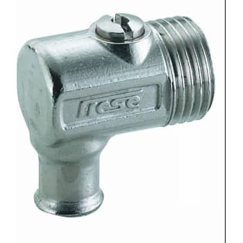 [405703204] 1/2" Radiator aftapvent forniklet