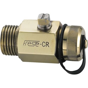 [407109204] 1/2" Frese bundstophane med kugleafspærring. Nippel/nippel