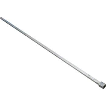 [145360022] 22 mm x 1300 mm spindel, firkant stål med 22 mm. hul