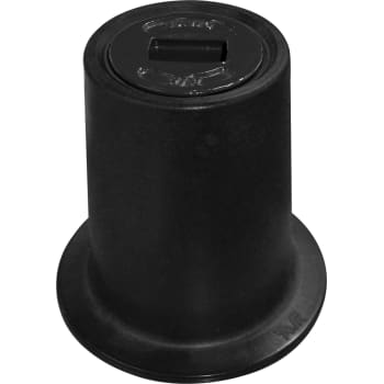 [145677131] AVK dæksel, 195 x 190 mm, fast, komplet med prop, komposit/støbejern, sort