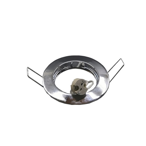 [5584] Downlight 12V Gu5,3 Max 50W krom