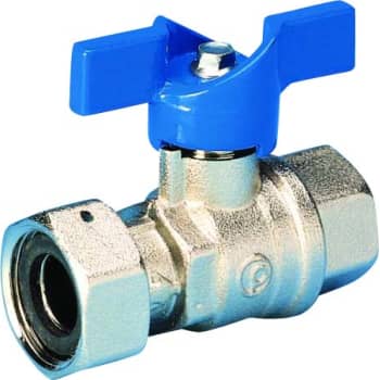 [418188706] 3/4" x 3/4" Kuglehane m/målerforskruning