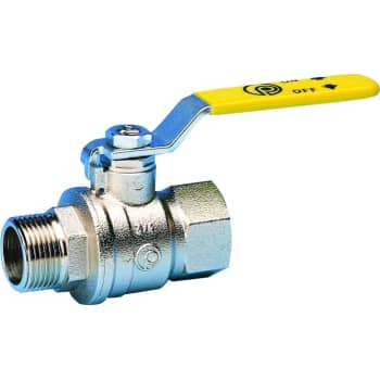 [418192264] 1/2" Kuglehane muffe/nippel t/gas