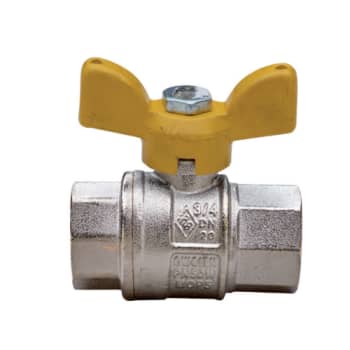 [418194804] 1/2" Gaskuglehane M/M med T-Greb Bonomi