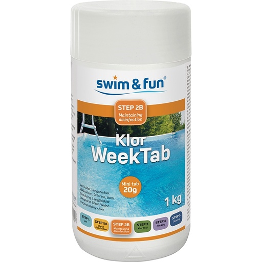[SW1729] Klor Week Tab 20 gr 1 kg