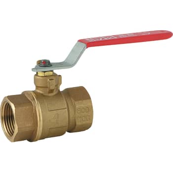 [418506004] 1/2" Rødgods kugleventil muffe/muffe