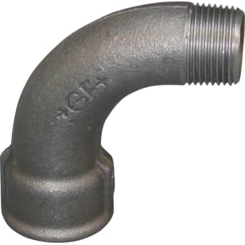 [000001104] 1/2" Sort bøjning 90° muffe/nippel