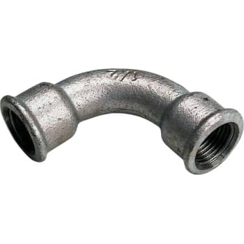 [000002404] 1/2" Galvaniseret bøjning 90° muffe/muffe