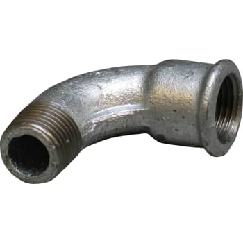 [000010404] 1/2" Galvaniseret bøjning 90° muffe/nippel