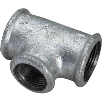 [000130433] 3/4" x 1/2" x 3/4" Galvaniseret tee
