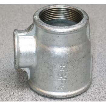 [000130521] 1/2" x 1/2" x 3/8" Galvaniseret tee