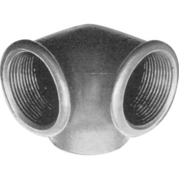 [000221106] 3/4" Sort vinkel med sideudløb