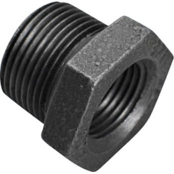 [000241133] 3/4" x 1/2" Sort nippelmuffe