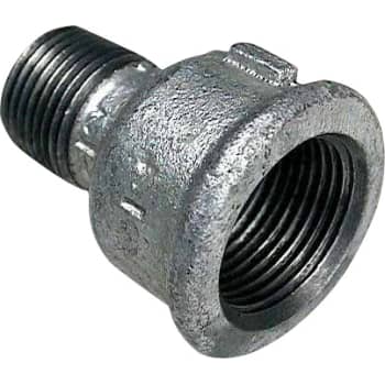 [000246433] 3/4" x 1/2" Galvaniseret spidsmuffe