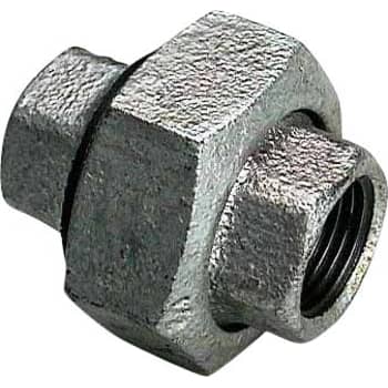 [000340404] 1/2" Galvaniseret union muffe/muffe