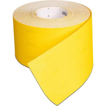 [991118025] Sandpapir / slibepapir 100 mm x 50 m, gul, K120