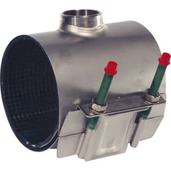 [101832118] 108-118/200mm x 1.1/4" AVK bandagemuffe m/gevind, 748/s, aisi3