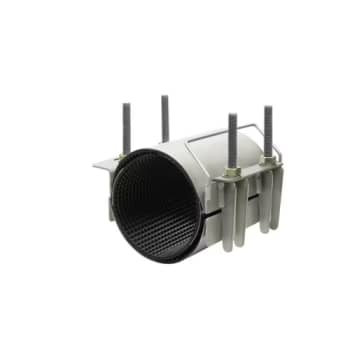 [101845628] 108-128/200mm AVK Bandagemuffe, 2-delt FS20, AISI316, EPDM