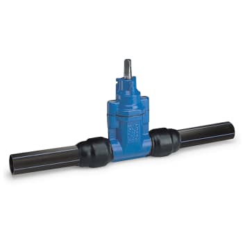 [954255205] AVK 32 mm servisventil med PE-ändar, segjärn, PN16