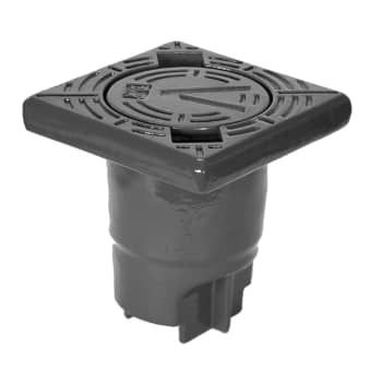 [957034105] AVK 180 mm ventilbetäckning, fyrkantig ram, runt lock V-märkt