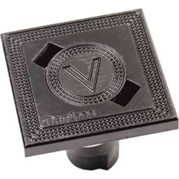 [957037926] Esco 185 mm ventilbetäckning, fyrkantig, S-1835, svart, V-märkt