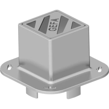 [198000200] Gefa karm/rist til rodvanding, firkantet, aluminium