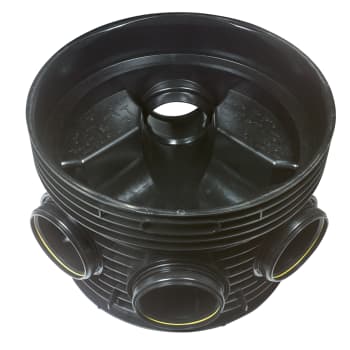 [198832121] Wavin Tegra EUR 200 x 1000 mm TP2-brønd, glat, 2 x 45 gr. tilløb