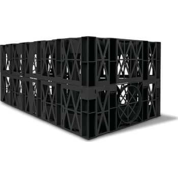 [191822000] Wavin Aquacell Lite 1000 x 500 x 400 mm, kassette, sort, 187 l