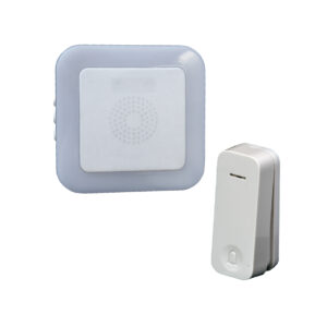 [102020] TREND PREMIUM BLUU1 trådløs dørklokke – hvid – batteri