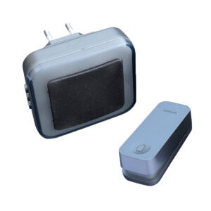 [102023] TREND PREMIUM BLUU1 trådløs dørklokke – koksgrå – plugin