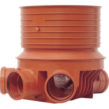 [192012110] Uponor 110 x 315 mm TP2-brønd, glat, højre/venstre tilløb