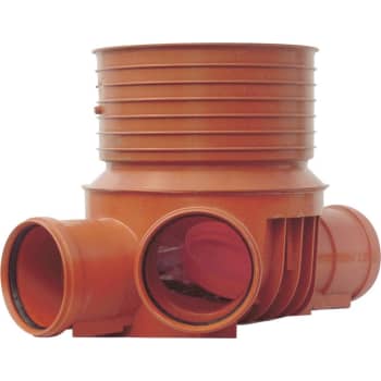 [192013110] Uponor 110 x 315 mm TP3-brønd, glat, venstre tilløb