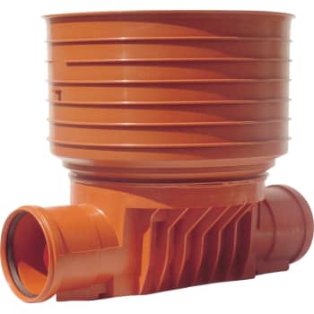 [192021110] Uponor 110 x 425 mm TP1-brønd, glat, lige gennemløb