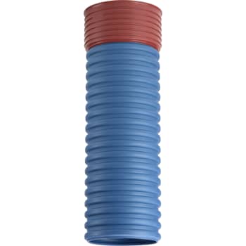 [192029233] Uponor 315 x 3000 mm PP-opføringsrør med muffe, blå