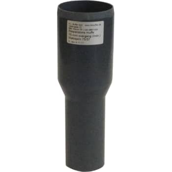 [192467074] HL 75/57 x 100 mm ekspansionsovergang til 75 mm glat muffe, grå