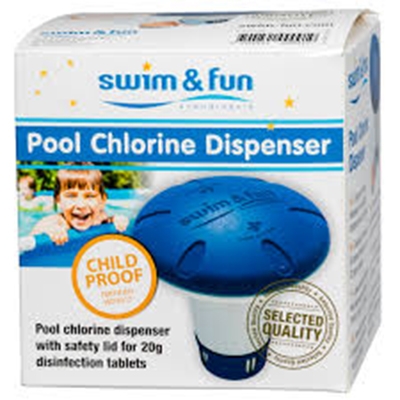 [SW1567] Praktisk klor dispenser med børnesikring