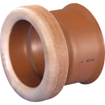 [192639451] Uponor Double/Rib2 PP 450 mm overgang t/betonmf. IG, u/gummiring