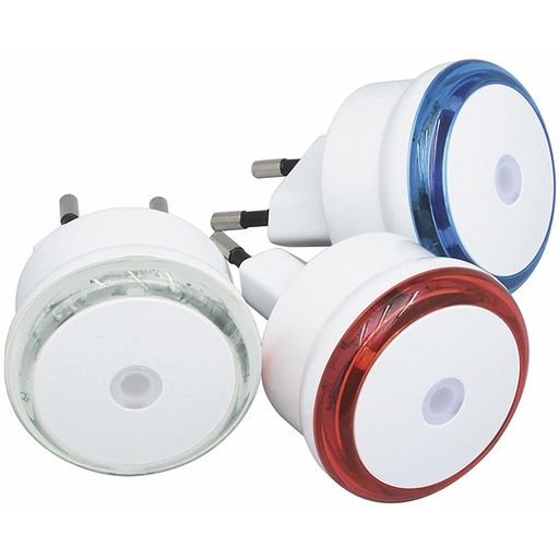 [9975001] LED Natlamper i 3 farver, Automatisk tænd og sluk