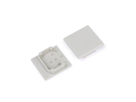 [510739] DIOFLEX Endestykke grå f/LINEA20 F/TY 2 stk.