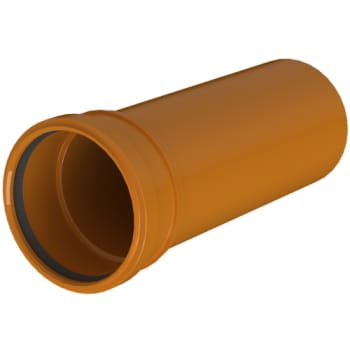 [195011030] Uponor 110 x 250 mm PP-kloakrør med muffe, klasse N SN4, EN 1852