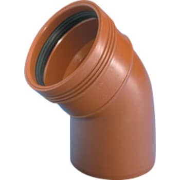 [195053161] Wavin 160 mm 45 gr. PP-kloakbøjning