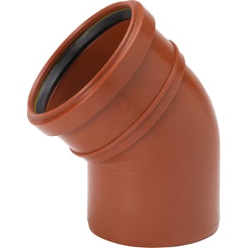[195055165] Uponor 160 mm 30 gr. PP-kloakbøjning