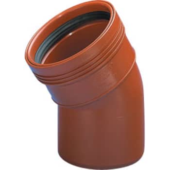 [195057111] Wavin 110 mm 15 gr. PP-kloakbøjning